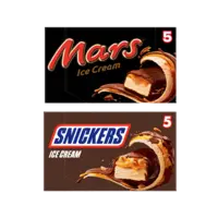 Mars & Snickers chocolade ijsjes pakket
