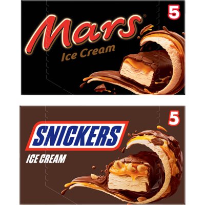 pdp-image-Mars & Snickers chocolade ijsjes pakket