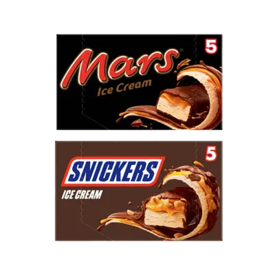 pdp-image-Mars & Snickers chocolade ijsjes pakket