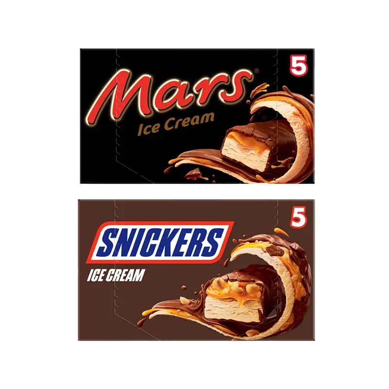Mars & Snickers chocolade ijsjes pakket