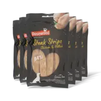 Rosewood Steak strips chicken & pollock 6-pack