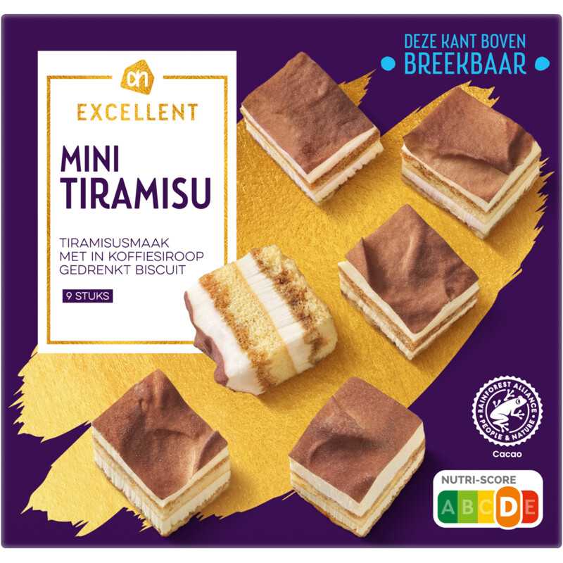 Een afbeelding van AH Excellent Mini tiramisu