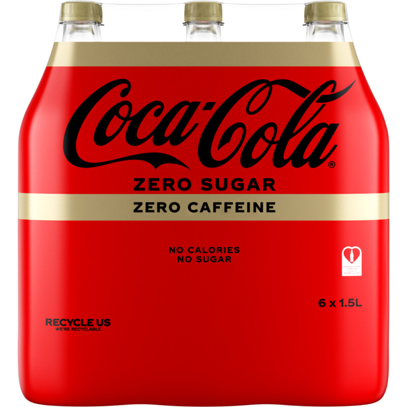 Een afbeelding van Coca-Cola Zero no cafeine 6-pack bel