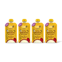 Ella's kitchen Baby bananen ontbijtje 6m+ bio 4-pack