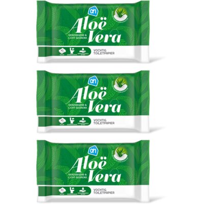 pdp-image-AH Vochtig toiletpapier alo vera 3-pack