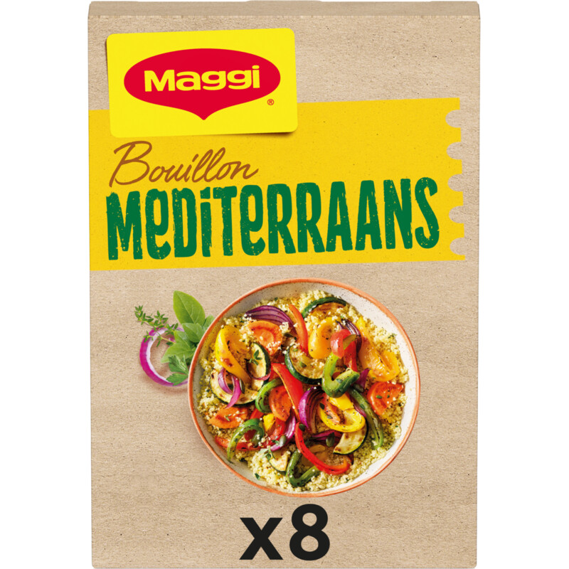 Een afbeelding van Maggi Bouillon Mediterraans