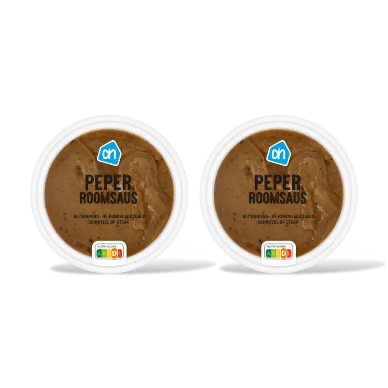 Peper roomsaus met scheutje cognac 2-pck