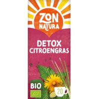 Een afbeelding van Zonnatura Detox citroengras kruideninfusie