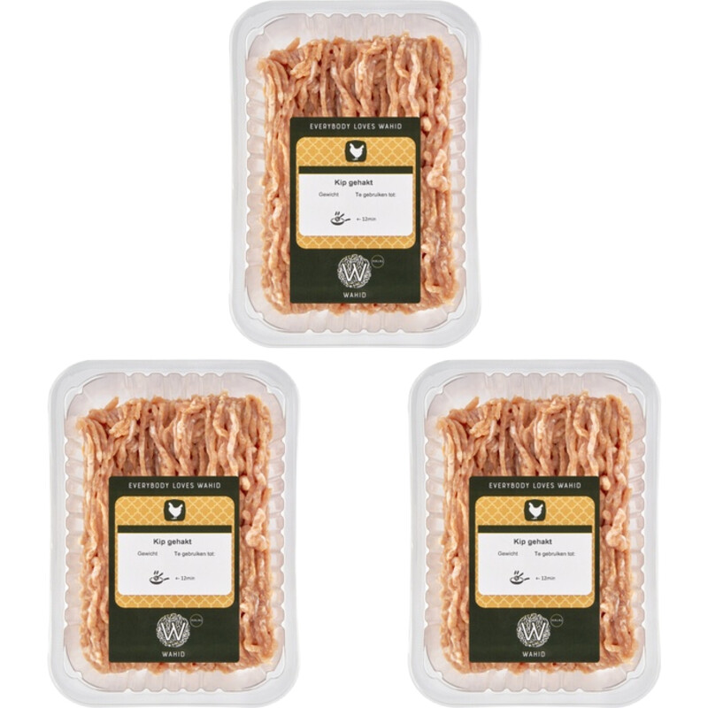 Een afbeelding van Wahid Kip gehakt 3-pack