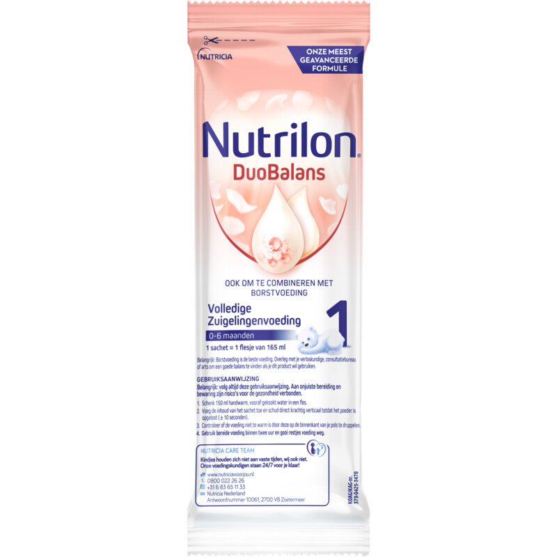 Een afbeelding van Nutrilon Duobalans zuigelingenvoeding 1 0-6m