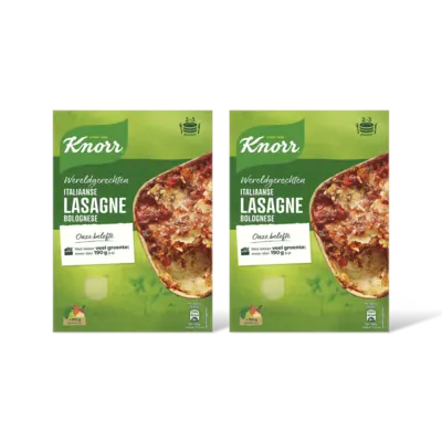 pdp-image-Knorr Wereldgerechten lasagne bolognese 2-pack