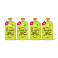 Ella's kitchen Mango's, peren + papaya's 4m+ bio 4-pack