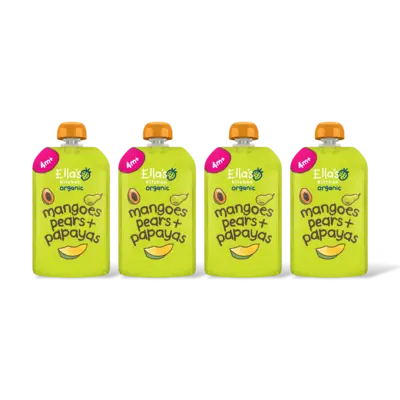 pdp-image-Ella's kitchen Mango's, peren + papaya's 4m+ bio 4-pack