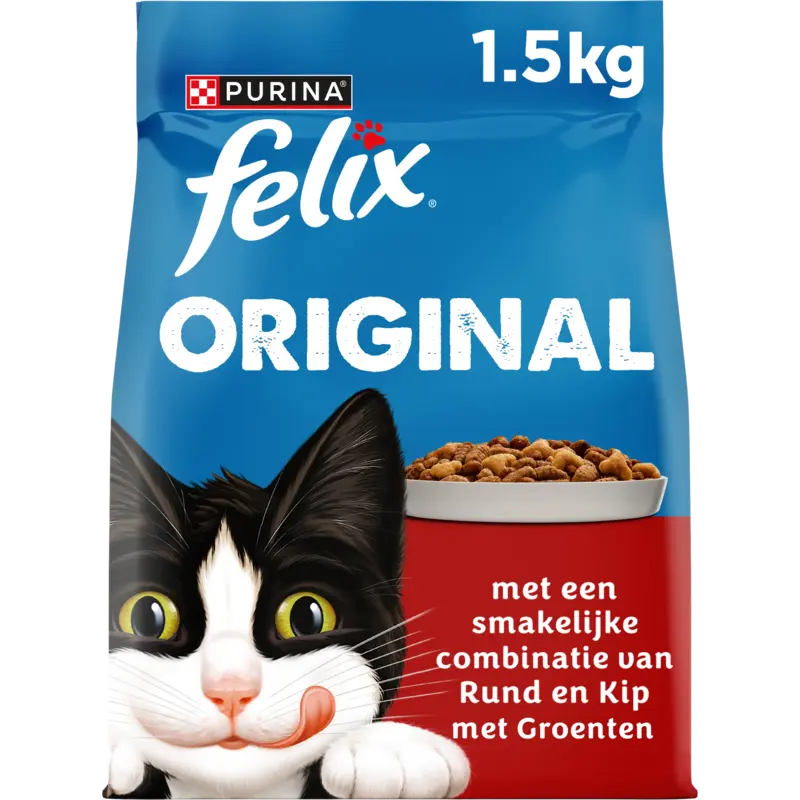 Kattenvoer original rund kip met groenten