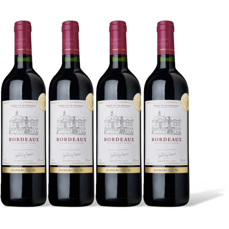 AH Excellent Bordeaux 4 flessen
