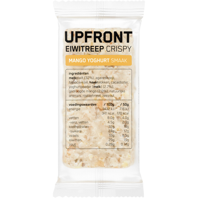 Upfront Eiwitreep crispy mango yoghurt