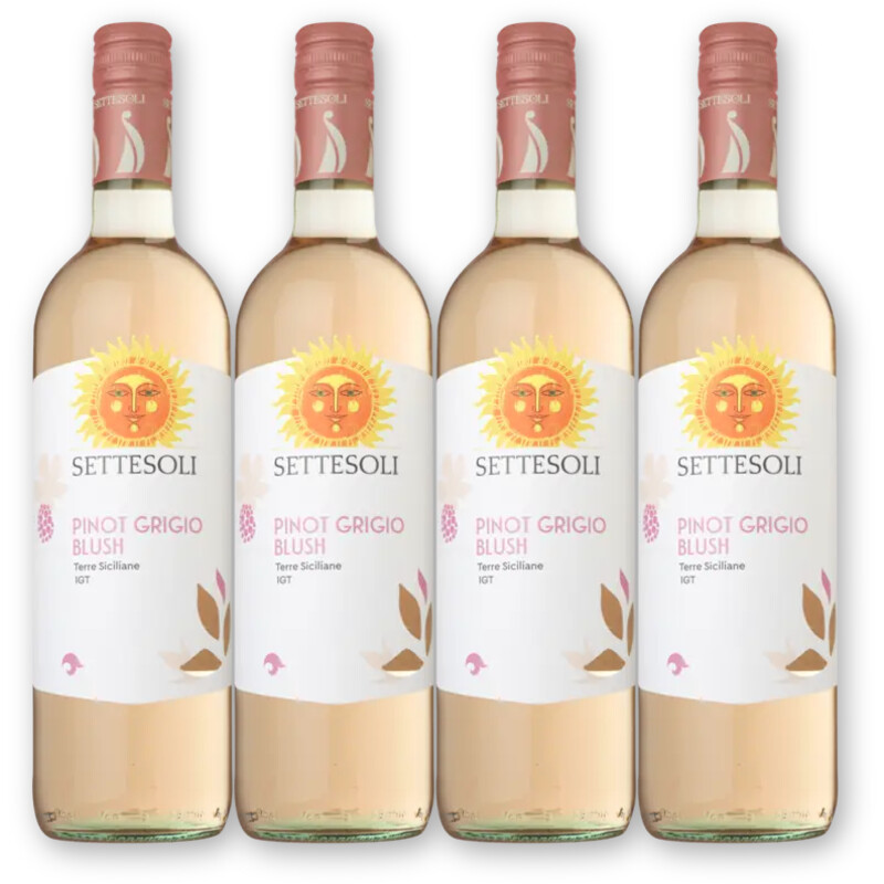Settesoli Settesoli PG Blush Rosé 4 flessen