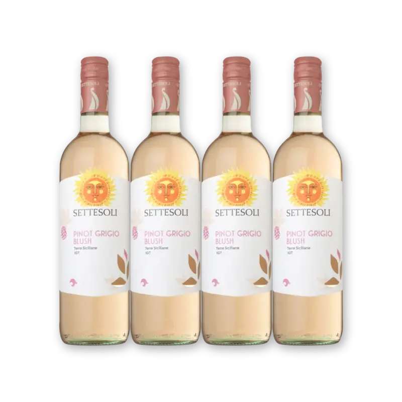 Settesoli Settesoli PG Blush Rosé 4 flessen