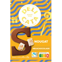 Een afbeelding van Delicata Chocoladeletter melk nougat