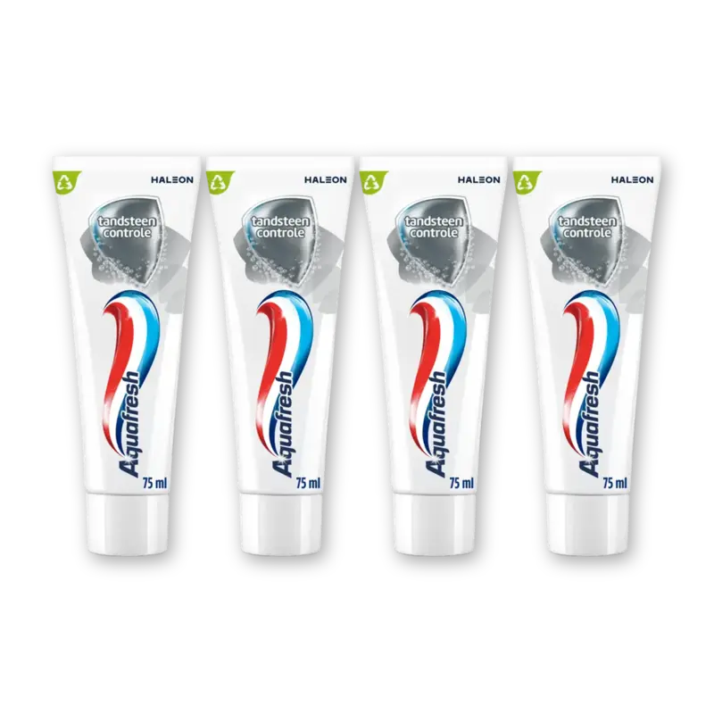 Aquafresh Tandsteen controle tandpasta 4-pack