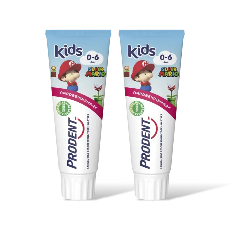 Prodent Tandpasta Mario kids 0-6 jaar 2-pack
