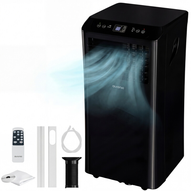 Auronic Mobile air conditioning zwart 10000 btu