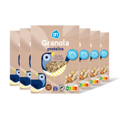 pdp-image-AH Granola protein 0% toegevoegd suiker 6pk