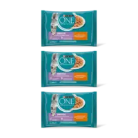 Purina ONE Sensitive met kip en wortels 3-pack