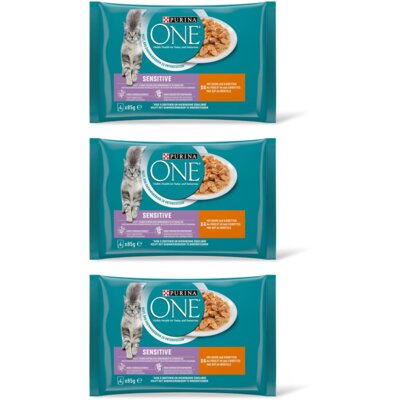 pdp-image-Purina ONE Sensitive met kip en wortels 3-pack