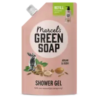Marcel's Green Soap Argan & oudh shower gel refill