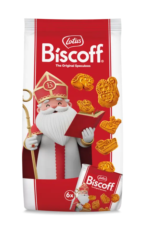 Lotus Biscoff Speculoos mini sintkoekjes bel
