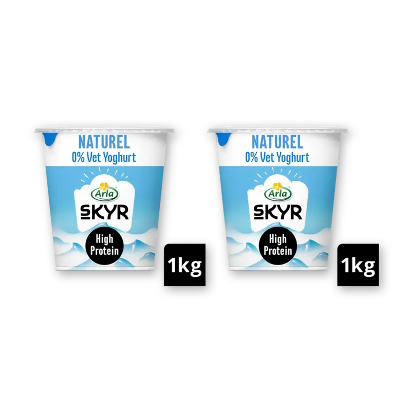 Arla Skyr naturel yoghurt 0% fat XL 2-pack