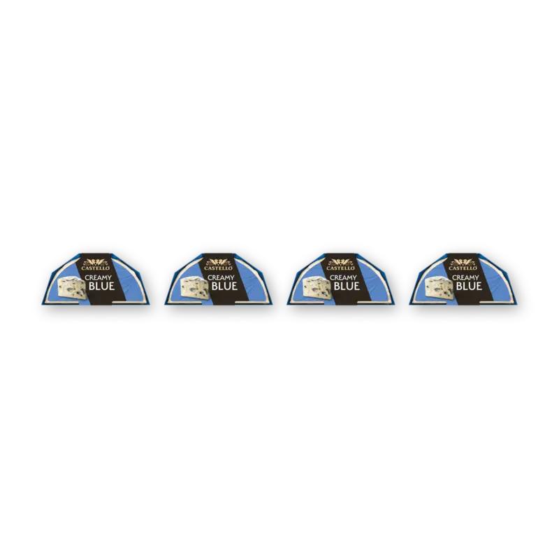 Castello Creamy blue kaas 4-pack
