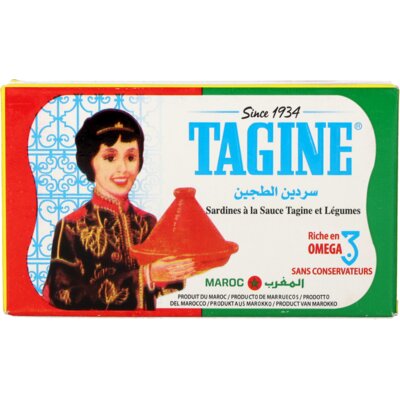 Tagine Sardines in tagine saus en groenten