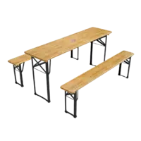 Hosel Biertafel met banken 170cm