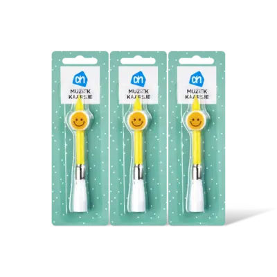 pdp-image-AH Muziekkaarsje smile 3-pack