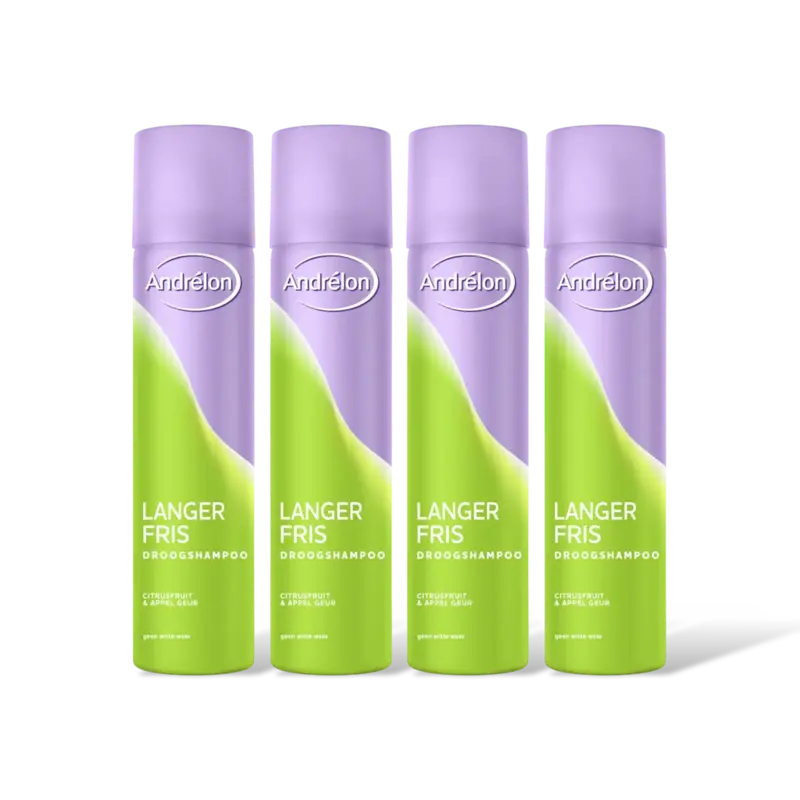 Andrélon Droogshampoo langer fris 4-pack
