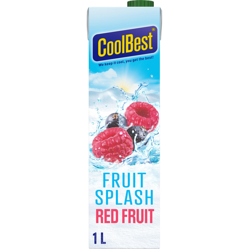 Een afbeelding van CoolBest Fruit splash red fruit