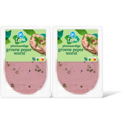 pdp-image-AH Terra Plantaardige groene peper worst 2-pack