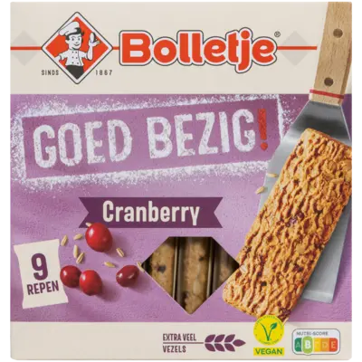 pdp-image-Bolletje Goed bezig graanrepen cranberry