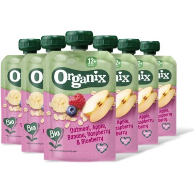 pdp-image-Organix Bio Knijpfruit Haver 12+m 6-pack