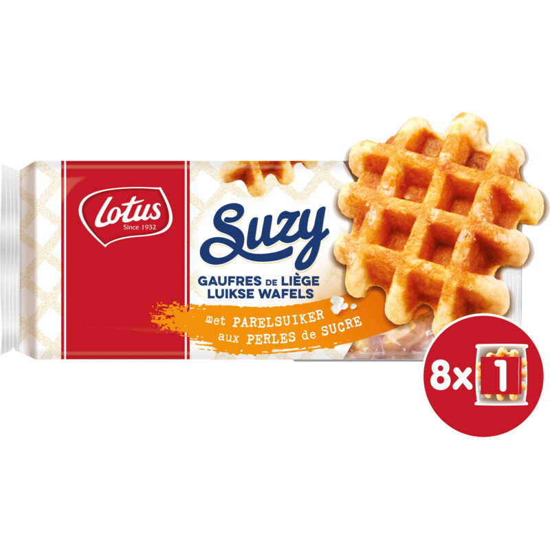 Een afbeelding van Lotus Suzy Luikse wafel bel