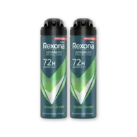 Rexona Men dry quantum anti-transp spray 2-pack