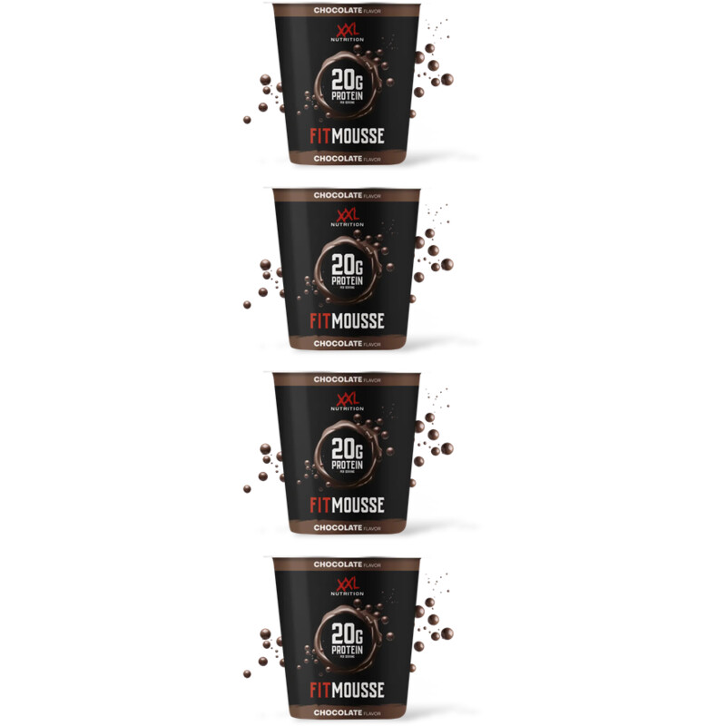 XXL Nutrition Fitmousse chocolate flavour 4-pack
