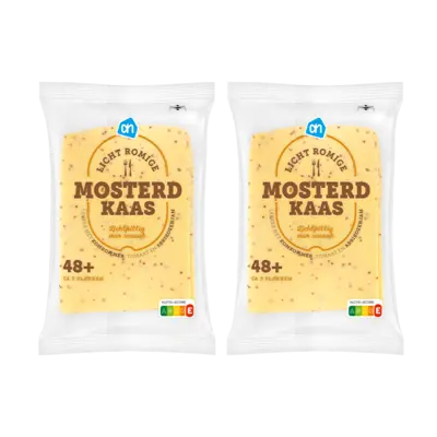 pdp-image-AH Licht romige mosterdkaas 45+ plak 2-pack