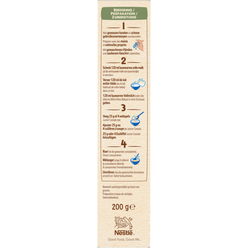 Een afbeelding van Nestlé Junior cereals multifruit crisps 15m+