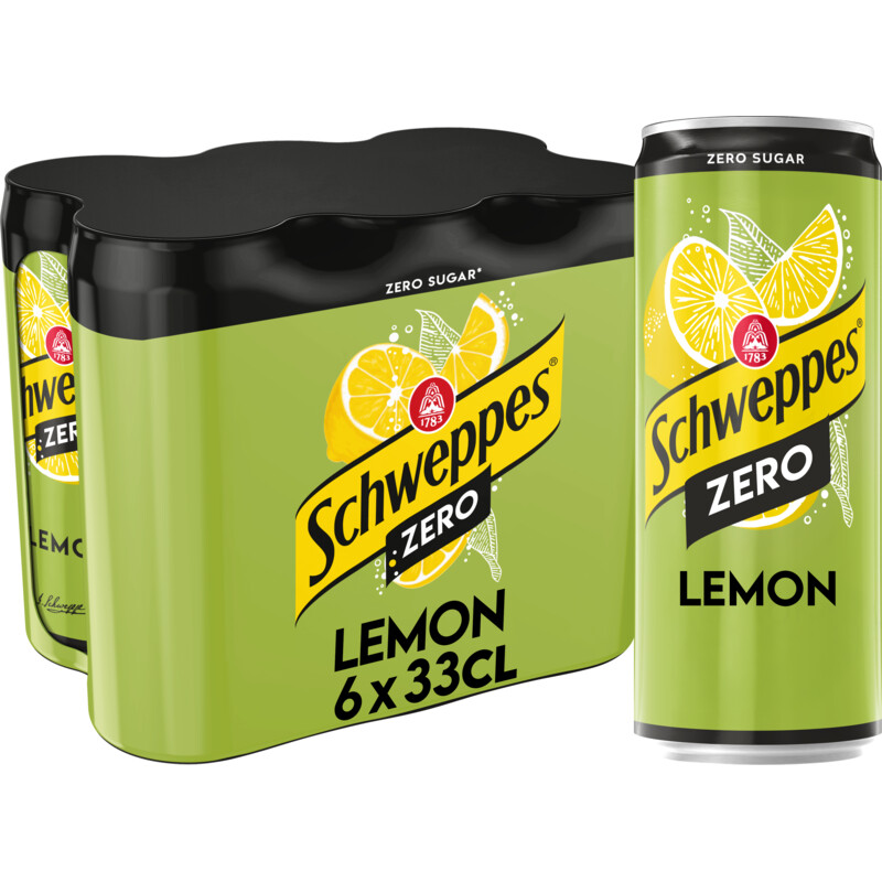 Een afbeelding van Schweppes Lemon zero 6-pack