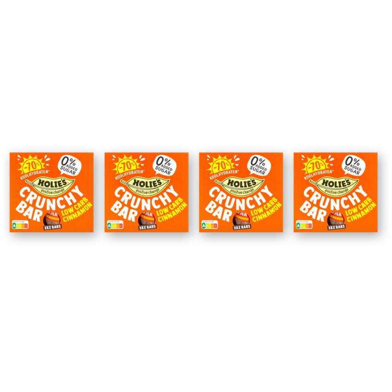 Holie's Crunchy bar low carb cinnamon 4-pack