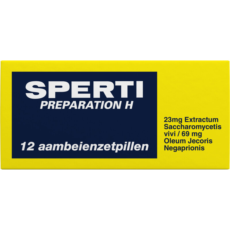 Een afbeelding van Sperti Preparation H aambeienzetpillen