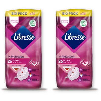 pdp-image-Libresse Ultra+ wings maandverband big pack 2pack